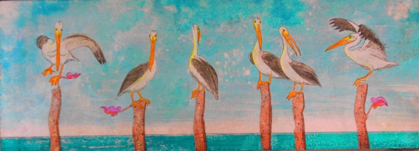 Six Pelicans